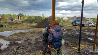 Заказать монтаж винтовых свай в Кунгур - цена под ключ с доставкой от 1878 шт