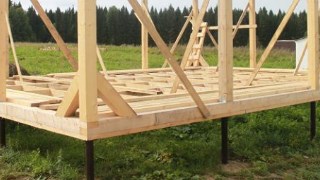 Сарай на винтовых сваях или хозблок на сваях Кунгур цена от 2556 руб. / шт.